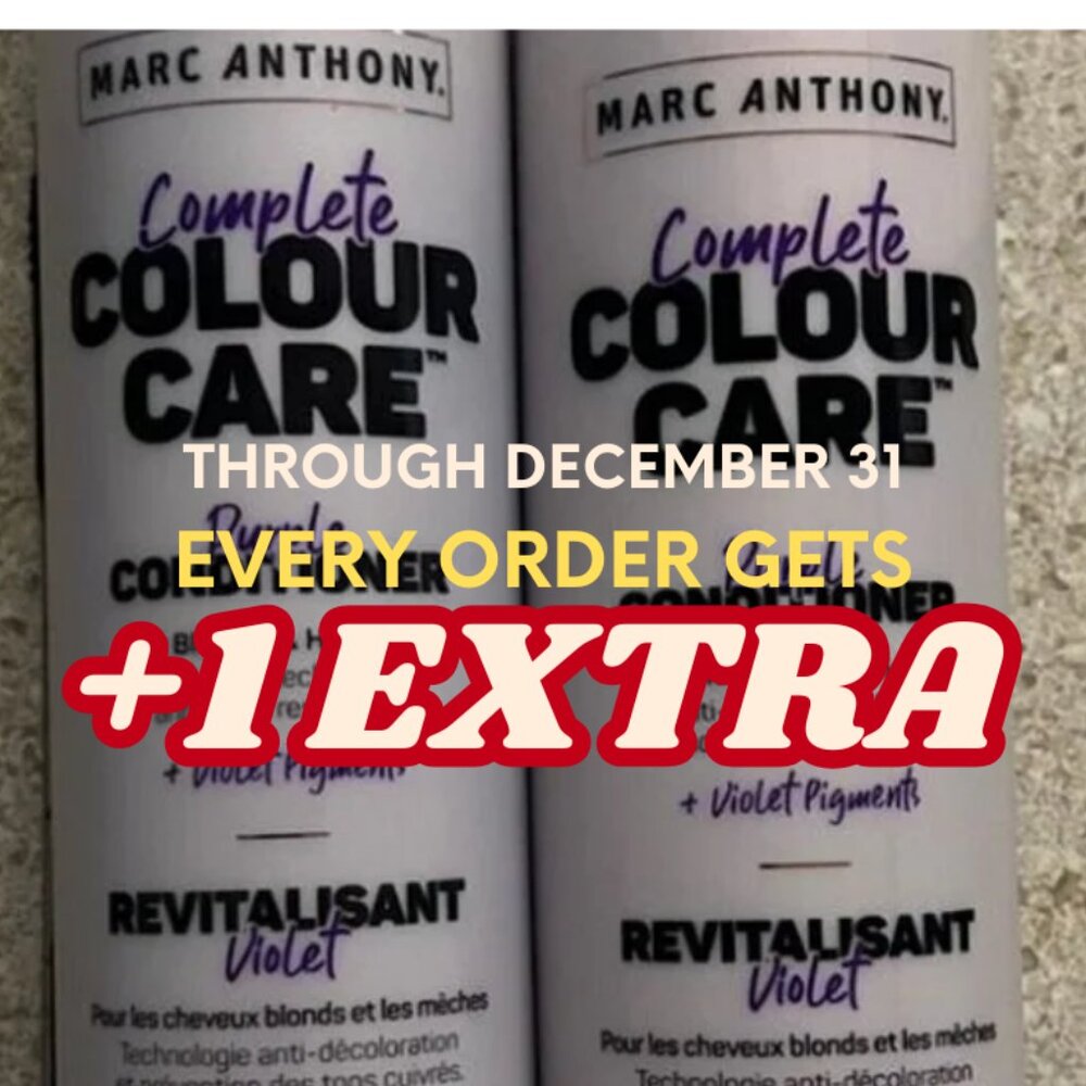 Marc‎ Anthony Complete Color Care Purple Cond. SET of 2, 8oz each
